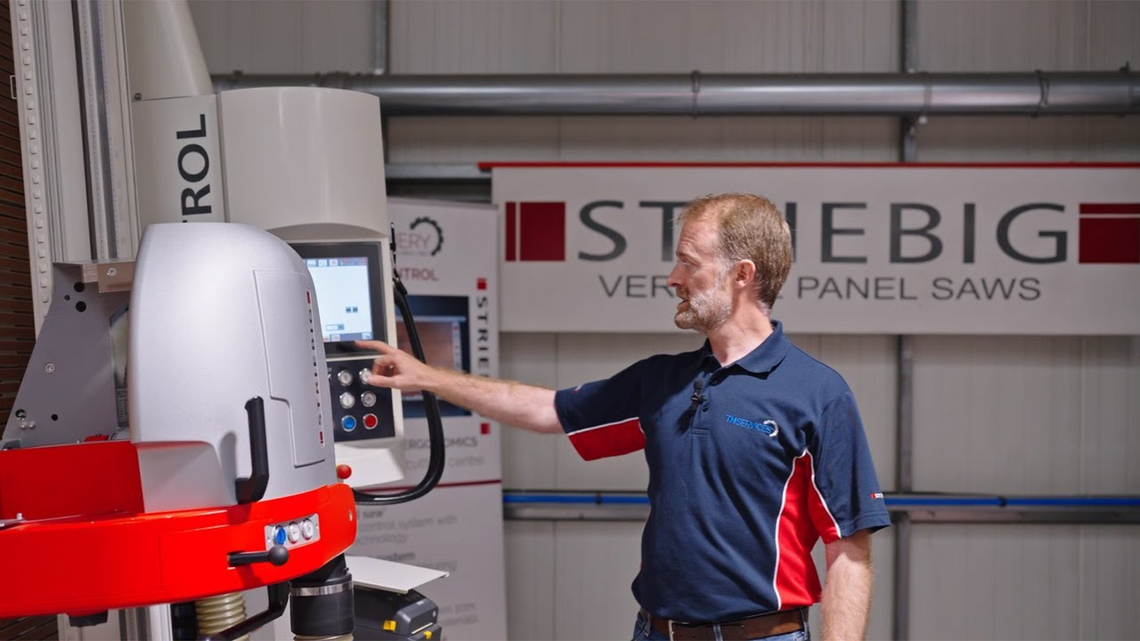 Striebig Control Vertical Panel Saw Product Demo