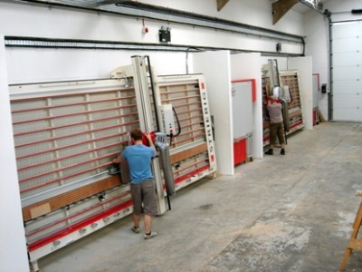 Blades' slices through panels with two Striebig saws