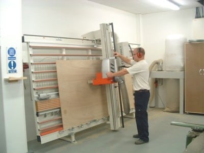 Striebig Compact Vertical Panel Saw Installation at Oundle School e1433668821467
